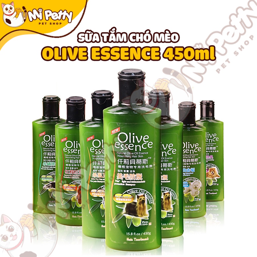 Olive Essence - Sữa tắm cho chó mèo Olive Essence 450ml