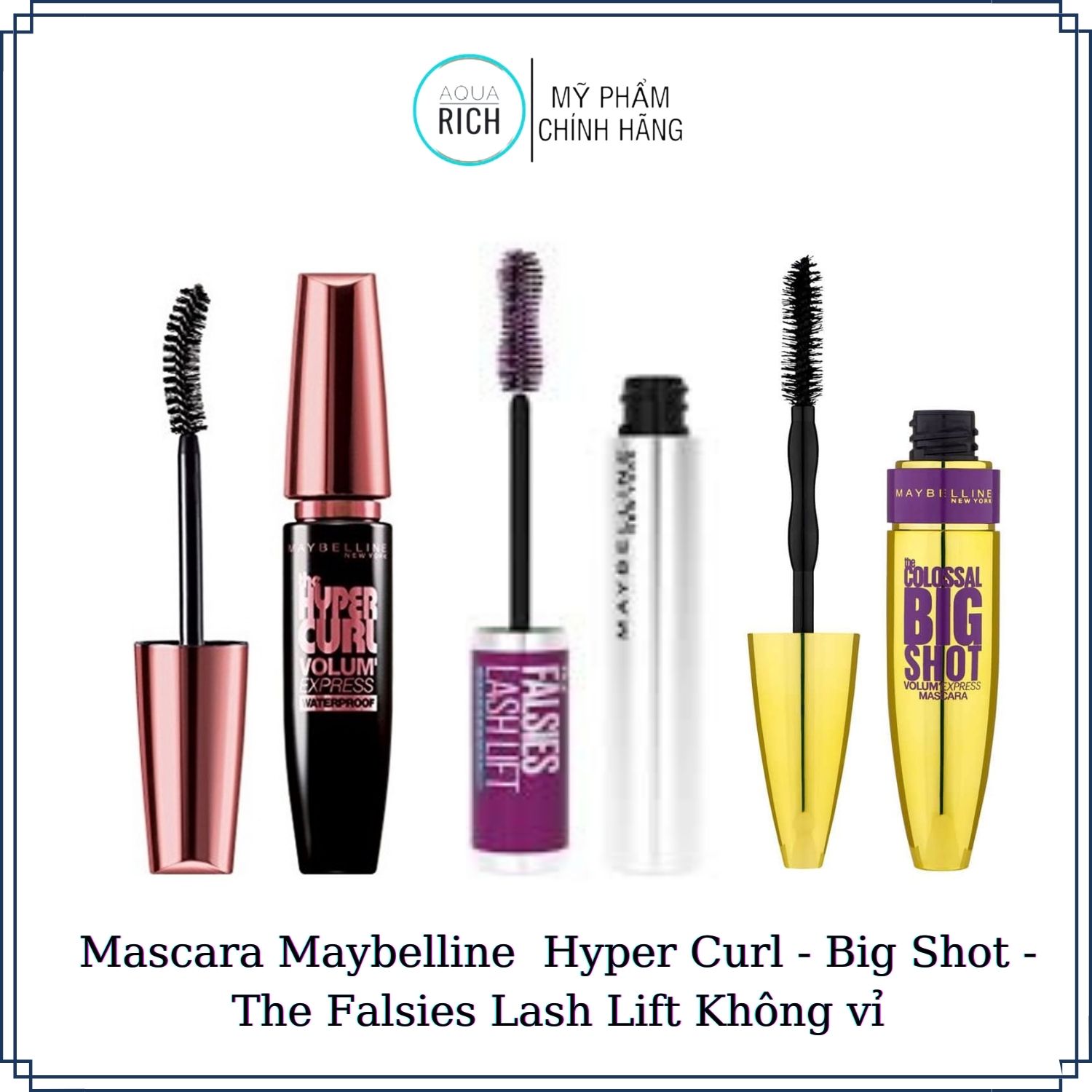 Mascara Maybelline  Hyper Curl - Big Shot - The Falsies Lash Lift Không vỉ
