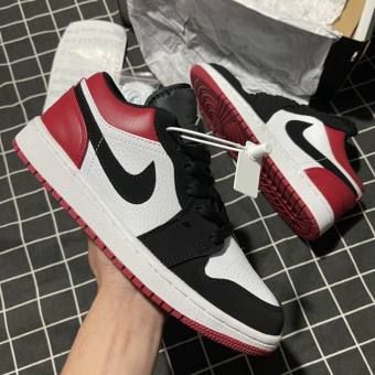Giầy Jordan 1 BLACK RED ,Giày JORDAN ĐỎ ĐEN bóng cao cổ hàng đẹp siêu rẻ