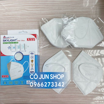 Khẩu trang 4 lớp kháng khuẩn cao cấp KN95 - Skylight 10 cái/ hộp
