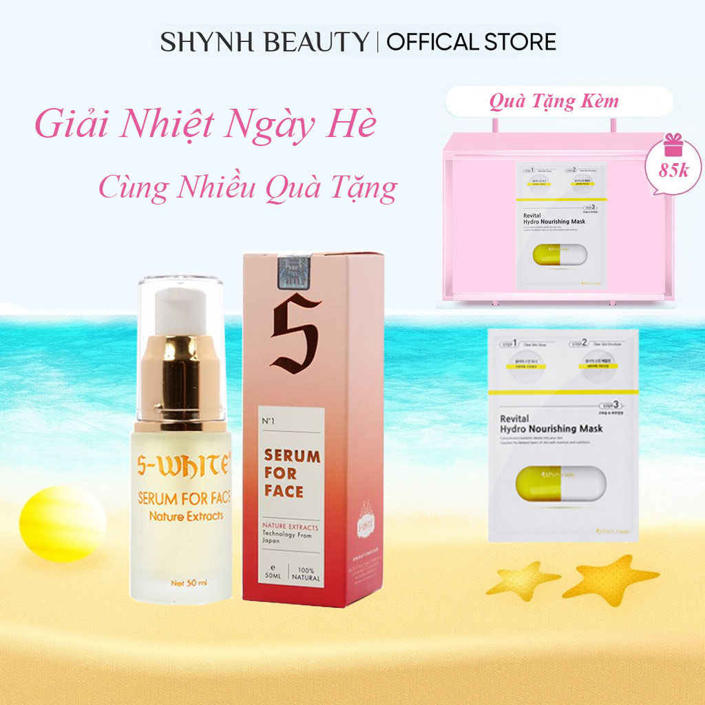 Serum gừng dưỡng trắng, hồng da S-White 50ml