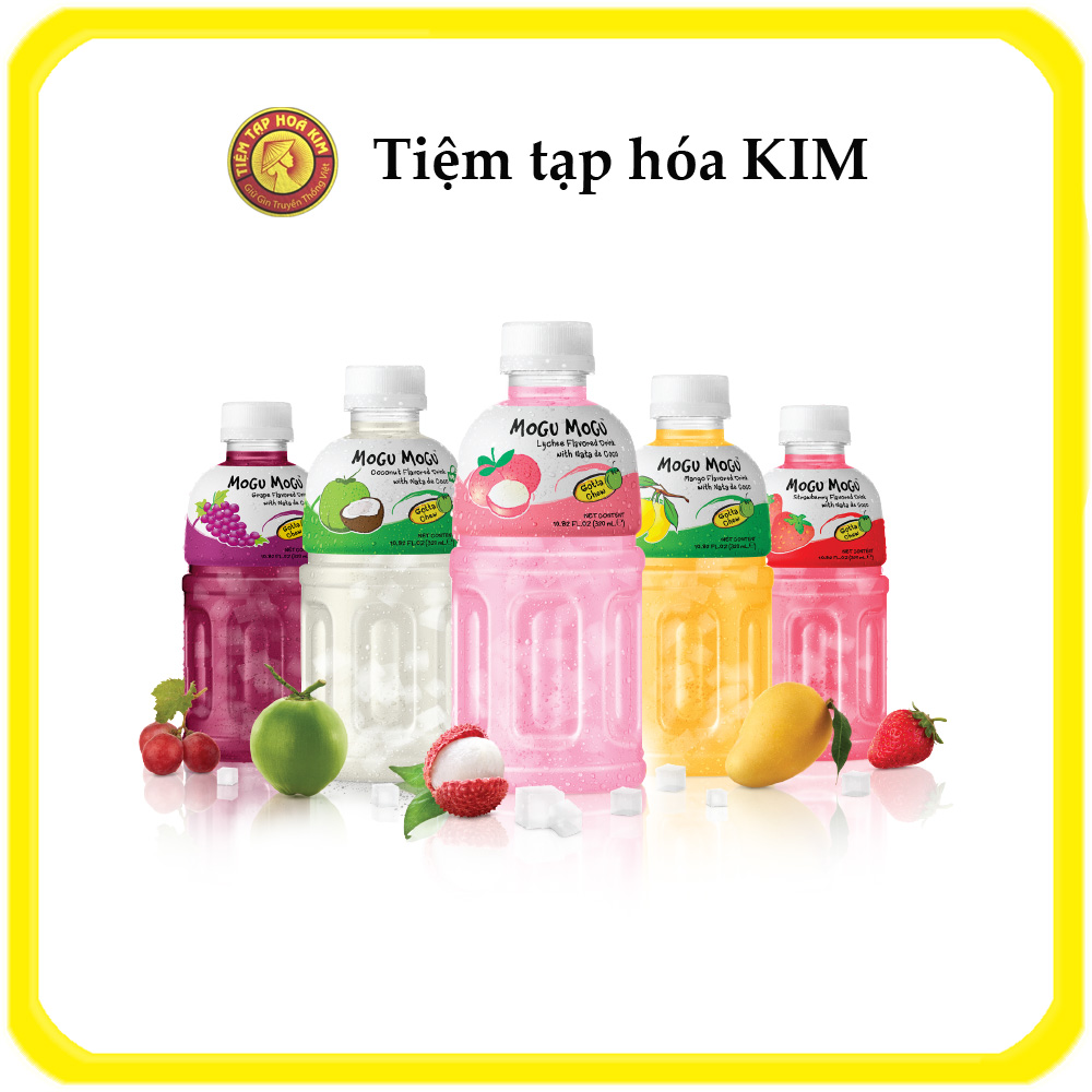 Nước trái cây Mogu Mogu có thạch dừa