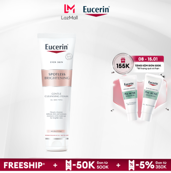 Sữa Rửa Mặt Sáng Da Eucerin Spotless Brightening Cleansing Foam 150g