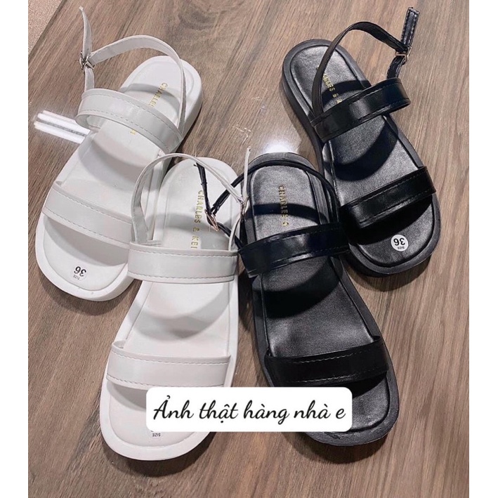 Giày sandal nữ quay dán đế êm chân