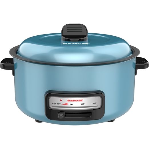 Nồi Lẩu Điện SunHouse SHD4527 3.5 Lít Cao Cấp, Lòng Chống Dính, Điều Chỉnh Mức Độ Đa Dạng, Dễ Dàng Tháo Lắp Vệ Sinh, Thiết Kế Gọn Gàng, Màu Sắc Trang Nhã, Bảo Hành 12 Tháng