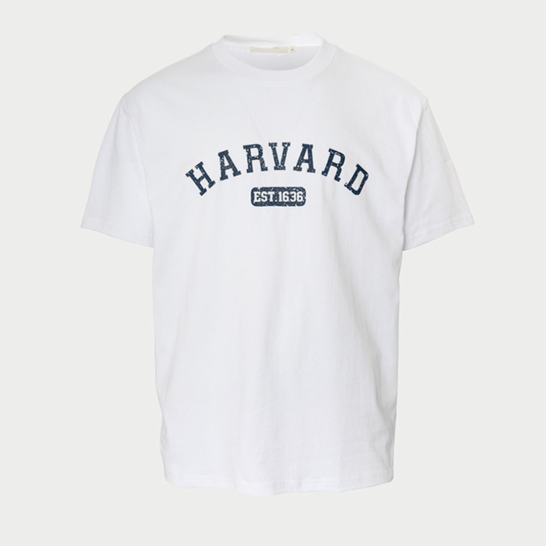 Áo thun nam in logo harvard gu chất cá tính -thun mềm mịn, thoáng mát gutn01
