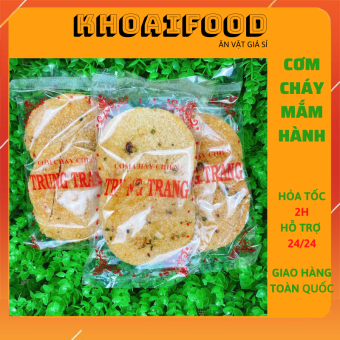 Cơm cháy mắm hành Trung Trang, chuẩn vị Sài Gòn, cơm cháy chiên giòn ngon ( 1 túi)