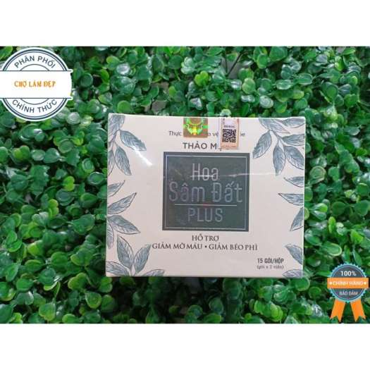 Trà giảm cân Hoa Sâm Đất Plus (15 gói)