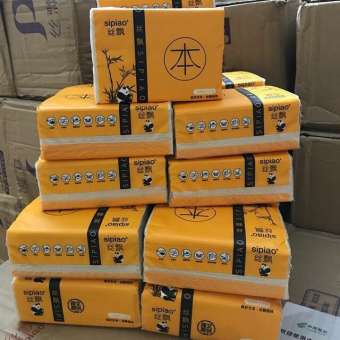 THÙNG 30 GÓI GIẤY ĂN GẤU TRÚC SIPAO [loại xịn 300 tờ/1 gói]