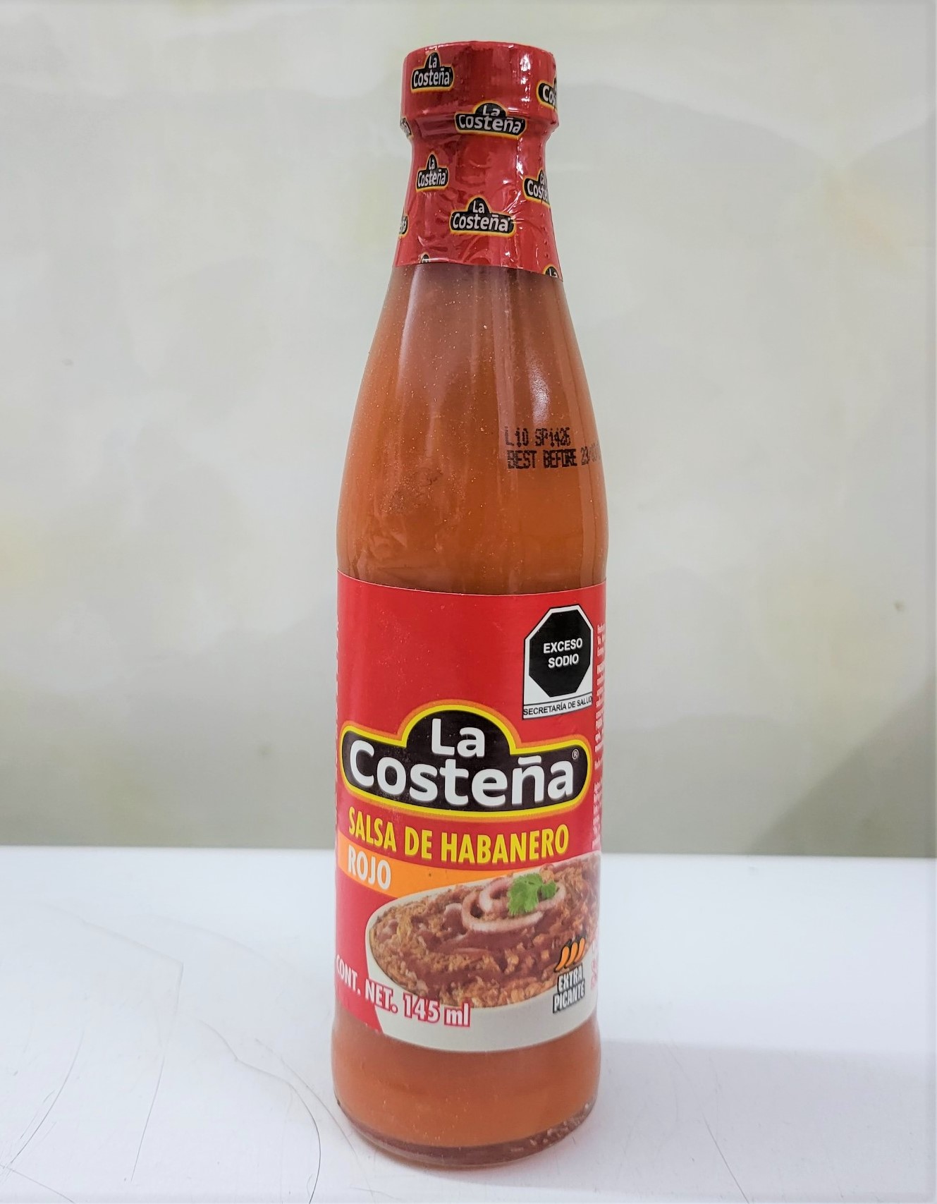 [Chai 145ml - ỚT ĐỎ] XỐT ỚT ĐỎ HABANERO [Mexico] LA COSTENA (Salsa De Habanero) Hot Chilli Sauce (als-hk)