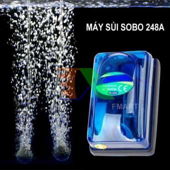 Máy sục khí bể cá SB-248A, Máy thổi khí, sủi ô xy + dây + 1 quả sục