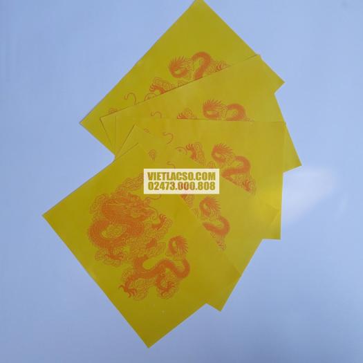 Giấy In Sớ Việt Lạc rồng RCD a4 1000D60 nền vàng