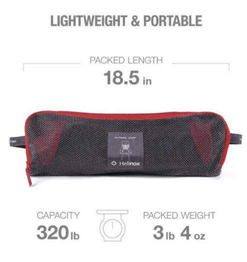 GHẾ DÃ NGOẠI XẾP GỌN HELINOX CHAIR ONE