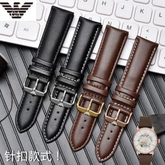 Dây đeo đồng hồ da Armani phù hợp với AR1732 1973 1692 11188 Vòng đeo tay bằng da mềm 22mm Dây Đeo Đồng Hồ Bằng Da Thật Dây đồng hồ da cao cấp