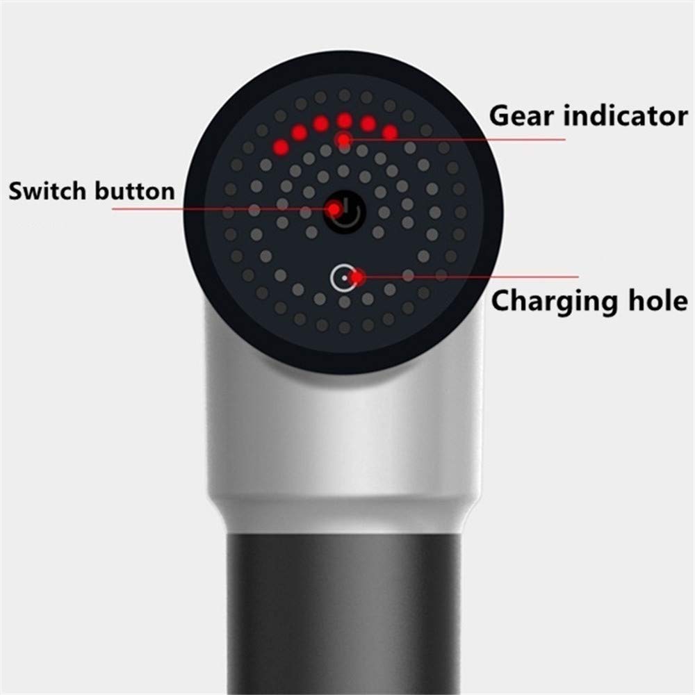 New Deep Tissue Massager Fascial Deep Muscle Fitness Chargeable Massager Leg Deep Vibration Full Body Relaxation Machine For Unisex - Single Option