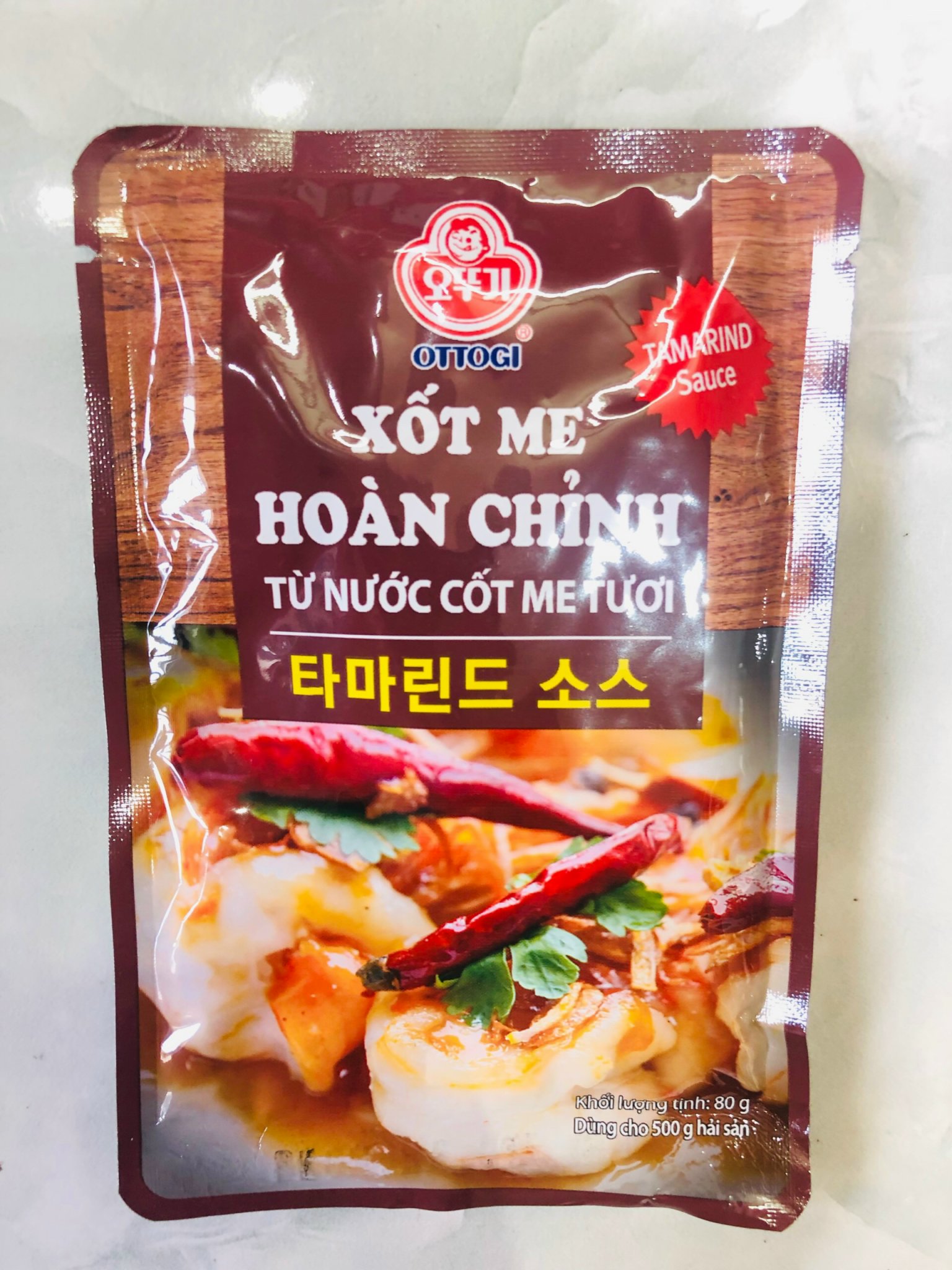 80g xốt ướp vị me hoàn chỉnh ottogi