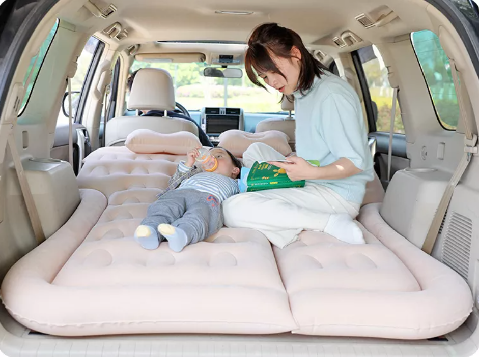 Nệm hơi ô tô cao cấp nệm suv nệm hơi xe 5 chỗ 7 chỗ.tặng bơm chuyên dụng + gối + miếng vá dự phòng