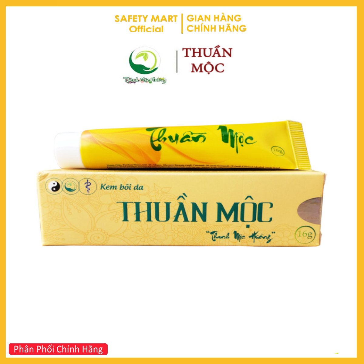 Kem bôi da thuan moc , kem bôi da liễu hiệu quả từ thảo dược tự nhiên - hàng chính hãng safety mart official