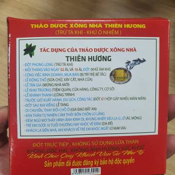 Thảo dược cao cấp xông nhà tẩy uế, trừ tà Huy Nguyễn ( Dạng gói bột ) - trừ tà ma tà khí phong thủy