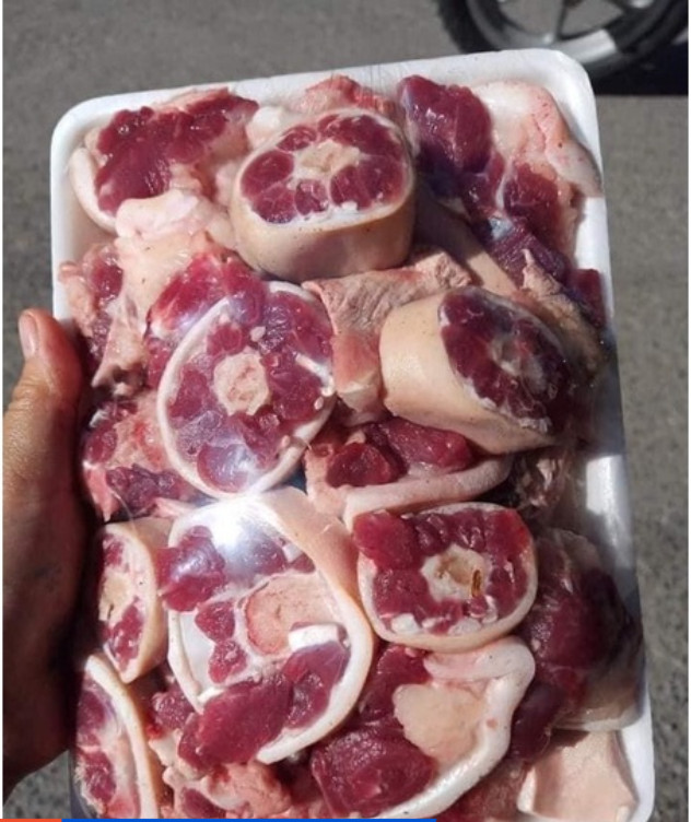 Đuôi BÒ làm sạch cắt khúc 1kg siêu tiết kiệm