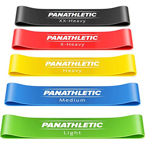 Pilates Strength Training Resistance Bands Fitness Exercise Bands Loop Elastic Resistance Band Set of 6 for Legs and Butt Workout and Yoga