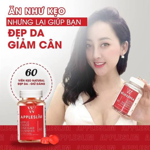 Kẹo giấm táo giảm cân, đẹp dáng Apple Slim