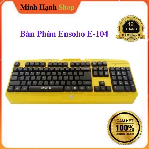 Bàn phím có dây giá rẻ Ensoho E-104 - Chính hãng, bảo hành 12 tháng