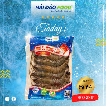 Tôm Sú Quảng Canh - 1Kg Hàng Đông Lạnh - Nhiều Size