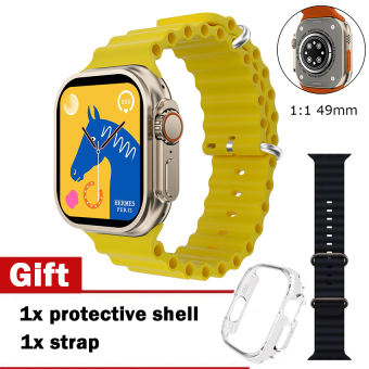 2023 New S8 Ultra Max 49mm dòng đồng hồ thông minh 8 siêu Nam Nữ Đồng hồ thông minh Bluetooth gọi Vòng tay cho Samsung Huawei Xiaomi điện thoại Android IOS