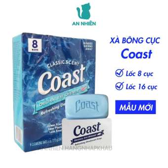 Xà bông cục diệt khuẩn Coast Classic Scent Mỹ lốc 16 cục - Xà phòng tắm rửa tay