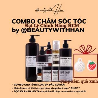 Combo trọn bộ gội xả xịt chăm sóc tóc toàn diện @beautywithHan