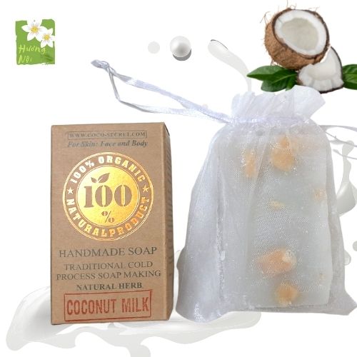 [HCM]Xà bông sữa dừa dưỡng sáng da Coco Secret 110g