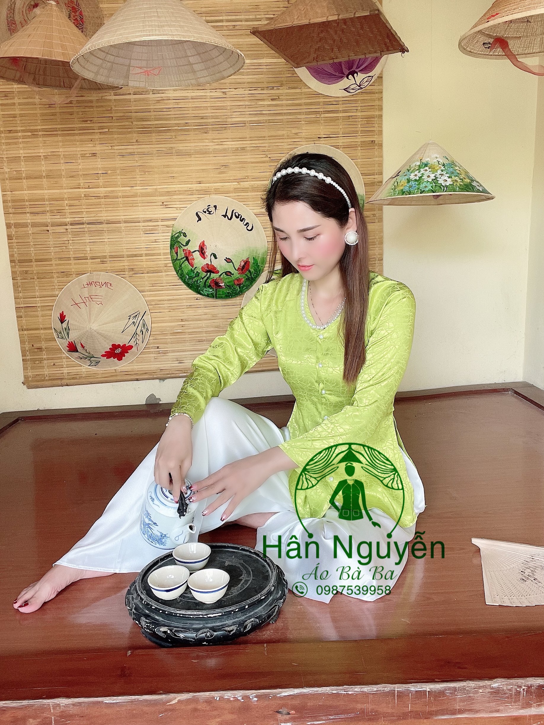 Áo bà ba gấm đá