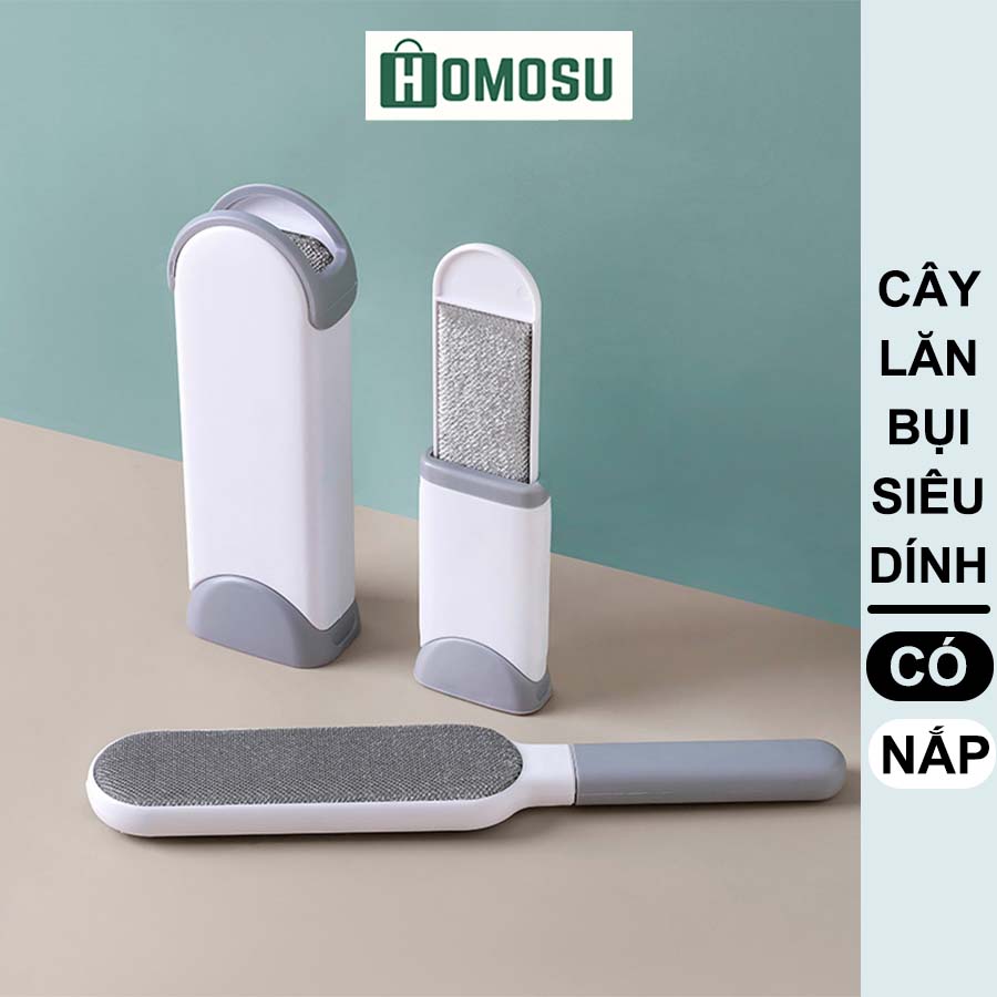 Cây lăn bụi có tay cầm, cây lăn bụi tĩnh điện làm sạch bụi bẩn dùng vĩnh viễn k006