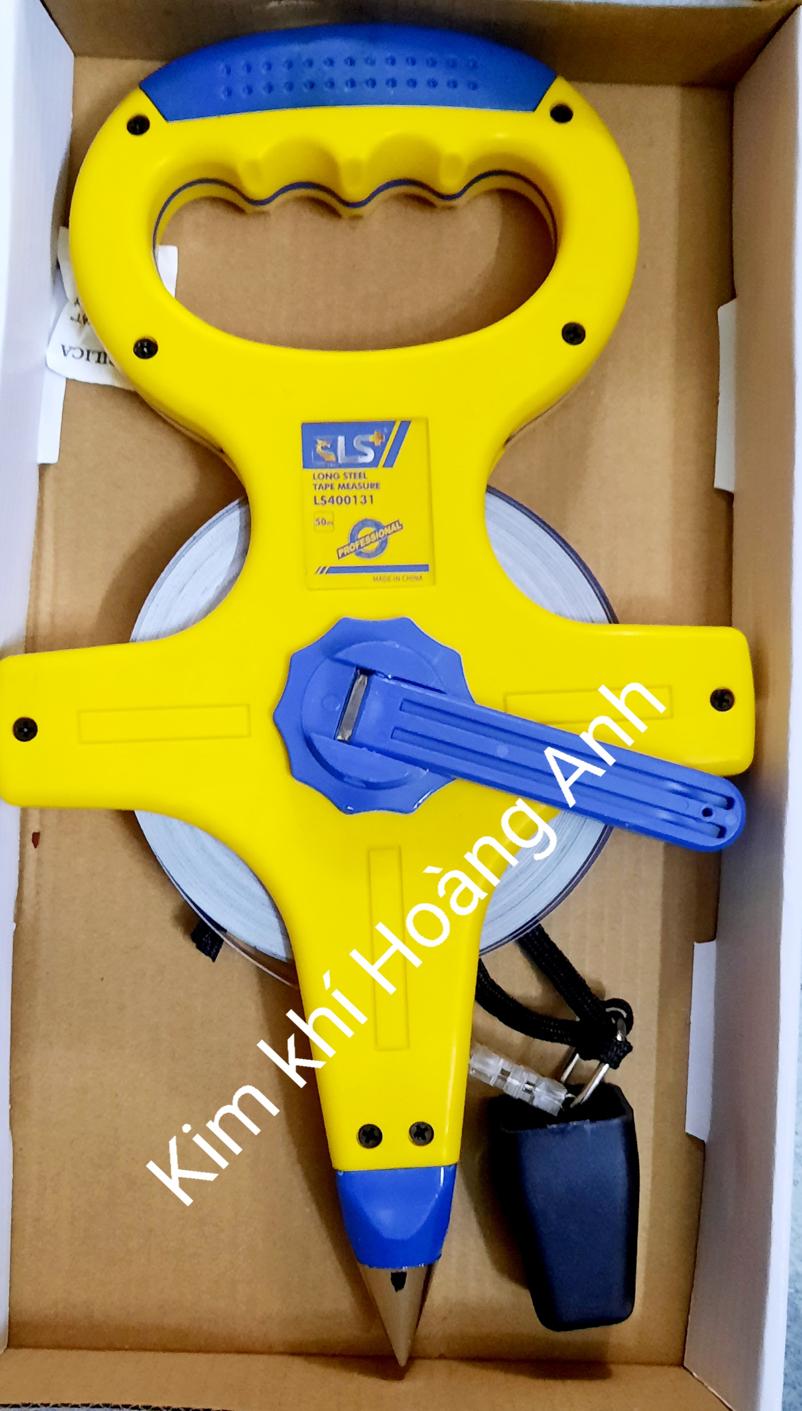 Thước đo đất, thước dây đo đất 30m, 50m dây thép cao cấp LS