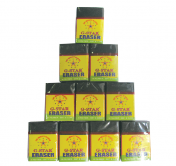 Hộp 30 cục gôm trắng/đen e-207 gstar
