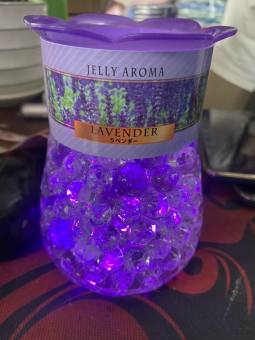 Sáp Thơm Phòng Hạt Pha Lê Blue 350g (Có Đèn LED đổi màu) Khử Mùi, Trang Trí Phòng