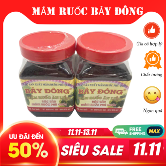 Combo 2 hũ Mắm ruốc Bảy Đông hũ lớn ăn liền