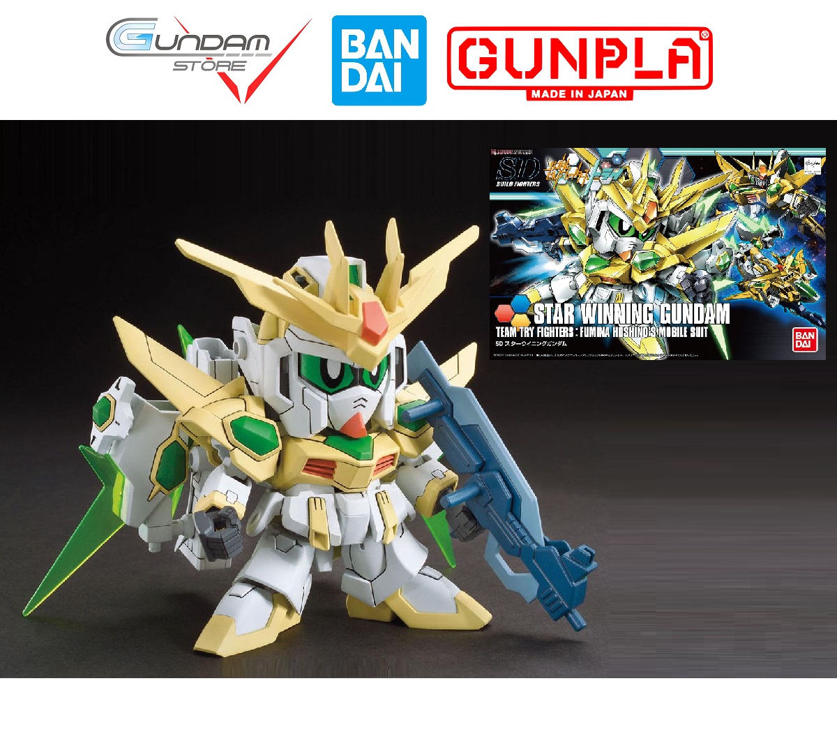 Mô hình gundam sd star winning hgbf bandai 1/144 build fighters đồ chơi lắp ráp anime nhật