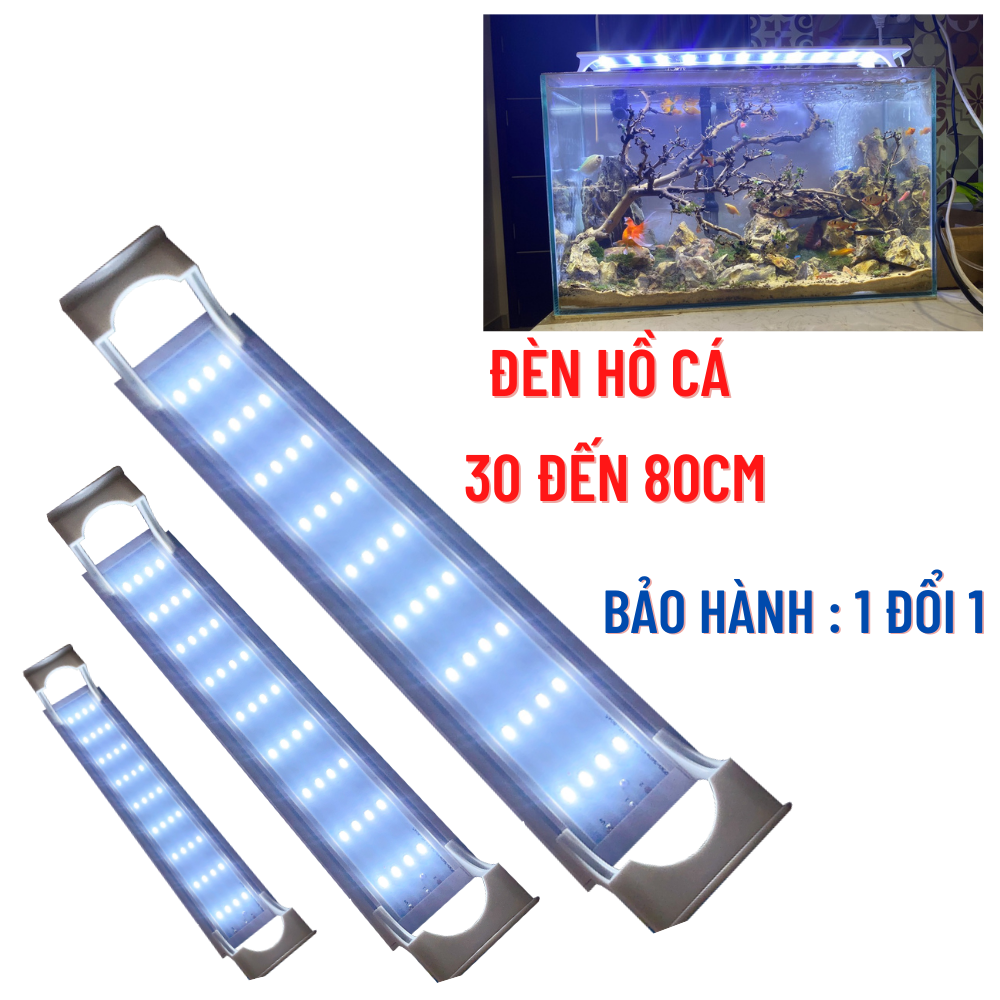 Đèn hồ cá CHÂN GÁC với 4 dãy Led siêu sáng cho hồ cá hồ thủy sinh