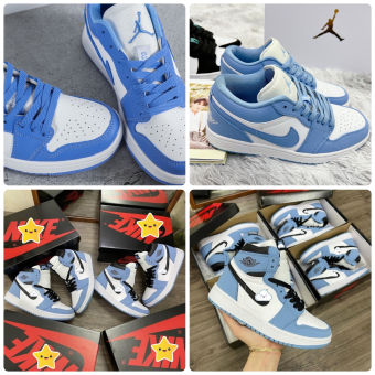 Giày JORDAN 1 low màu xanh dương , Giày air Jordan 1 High University Blue , giày thể thao hot trend bản đẹp (full bill+box)