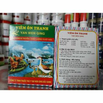 Viêm Ôn Thanh Cho Gà Đá Viêm Ôn Thanh Cho Chim Cảnh Chó Mèo
