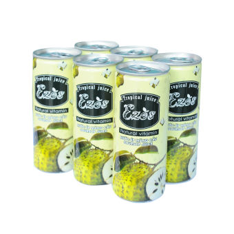 NƯỚC ÉP MĂNG CAU EZOS SASCO (THÙNG 30 LON) NƯỚC ÉP TRÁI CÂY NƯỚC ÉP EZOS NƯỚC TRÁI CÂY ÉP NƯỚC ÉP TRÁI CÂY LON