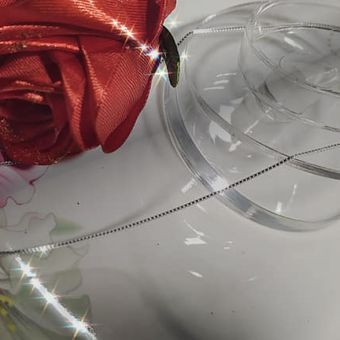 dây chuyền bạc tinh khiết mạ bạch kim kiểu hộp