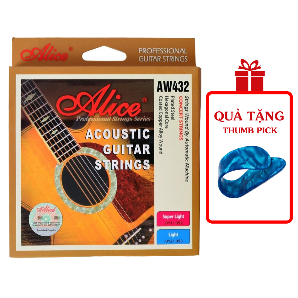 Bộ dây đàn guitar acoustic AW432