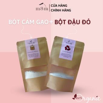 Combo Bột Cám Gạo + Bột Đậu Đỏ Đắp Mặt