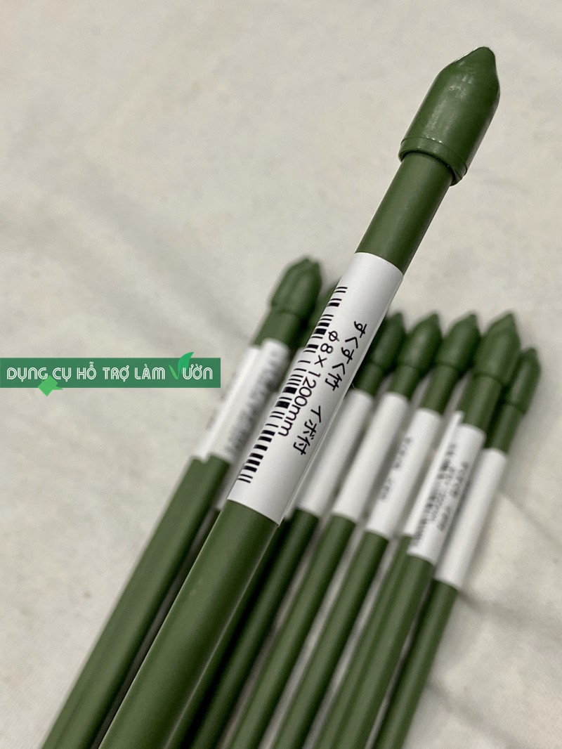 10 ống thép bọc nhựa phi 8 chuyên dùng cắm chống đỡ, khung giàn trồng cây