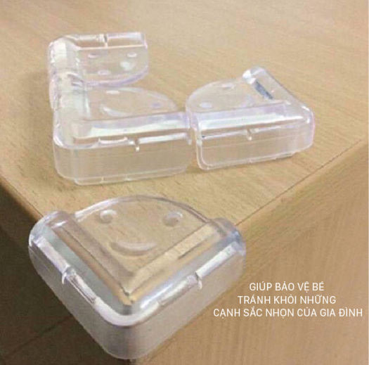Miếng bọc góc bàn, che cạnh bàn, bọc góc, miếng nhựa dẻo bịt góc bàn, tủ, gường, nẹp góc silicon trong suốt chống va đập an toàn cho bé, miếng dán cạnh bàn, bọc góc cạnh bàn, bọc cạnh bàn silicon, bọc góc bàn nhựa dẻo trong suốt