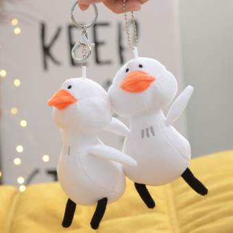Móc khóa thú nhồi bông, móc chìa khoá keychain khủng long gấu bông treo cặp túi xách balo
