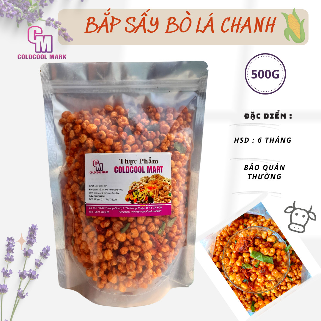 Bắp rim khô bò 500g coldcool mart